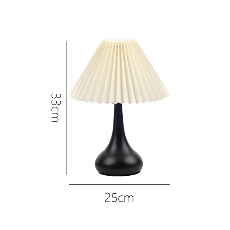 Lámpara de mesa plegable de estilo nórdico (pequeña, negra, 3 colores), bricolaje, 5 V USB 220 V