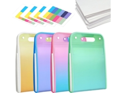 Carpeta organizadora Copsful para archivos, organizador de 4 piezas, 13 bolsillos impermeables para papel A4