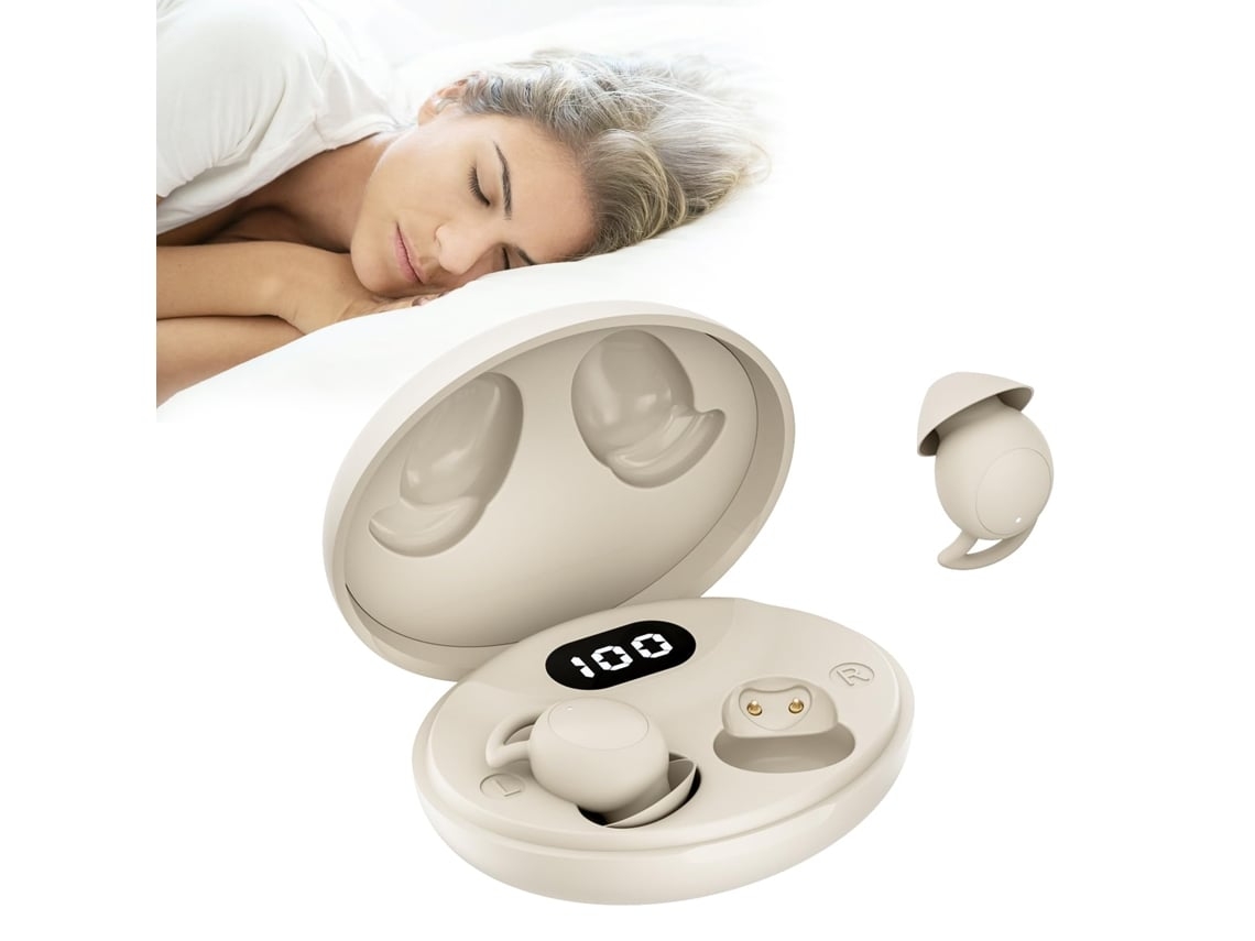 Auriculares Invisibles Pequeños Tapones Para Los Oídos Inalámbricos YEMAESRE Bluetooth Beige