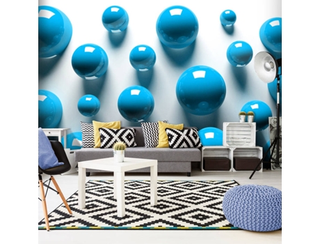Papel de Pared ARTGEIST Blue Balls (250x175 cm)