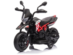 Moto Eléctrica Para Niños - Aprilia Dorsoduro 900 Mini 6v - 1 A 3 Años - Rojo