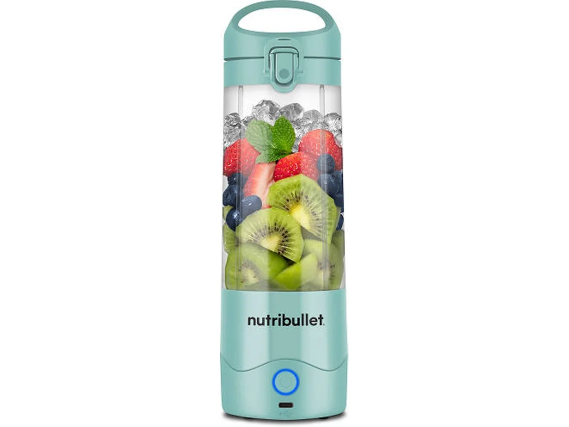 Batidora de Vaso Portátil NUTRIBULLET Personal Blender NBP003LBL (0.475 L - Azul)