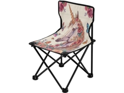 Preciosa Silla Plegable De Unicornio Resistente Duradera Portátil Fácil Instalar