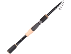 Caña De Pescar Telescópica Carbono Para Spinning, 1,6 M, 0,8 2,1 0,4 Viajes, Carpa, Agua Salada, Dulce., M