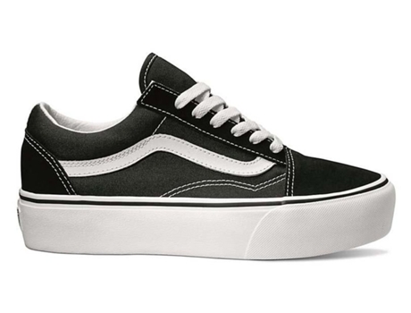 Zapatillas VANS Treinadores Old Skool Platform - Hombre (45 - Negro)
