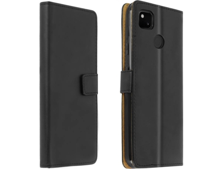 Funda Google Pixel 4A AVIZAR Libro Billetera Negro