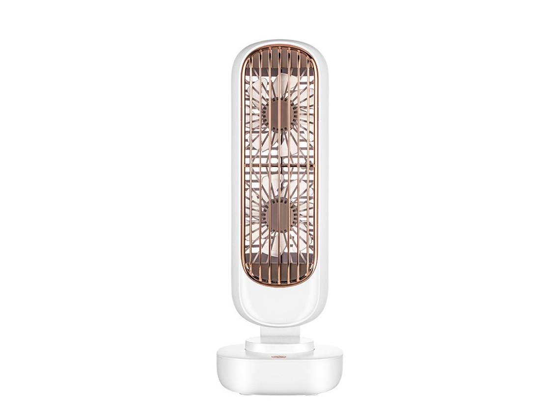 Mini ventilador de escritorio USB, 3 velocidades, portátil, para el hogar o la oficina.