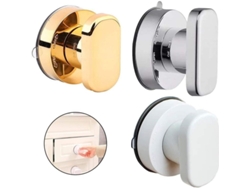 Tirador De Cristal, 3 Piezas, Tirador Con Ventosa Para Baño Y Cajones.