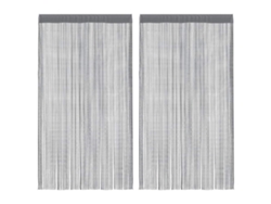 Maison Exclusive - Cortinas De Cuerdas 2 Unidades Antracita 140x250 Cm