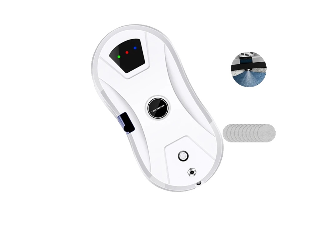 Robot limpiacristales, funcionamiento inteligente, potente motor sin escobillas, blanco, UE, sí OEM