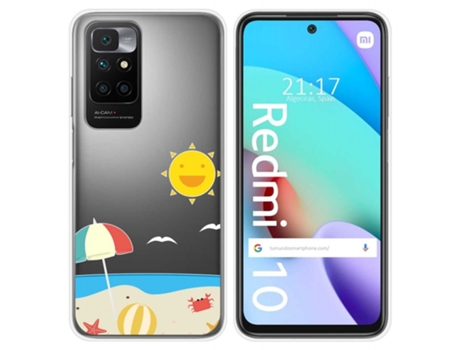 Carcasa Xiaomi Redmi 10 TUMUNDOSMARTPHONE Dibujos Transparente Multicolor