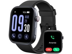 Relojes inteligentes Monitor de actividad física con pantalla Amoled grande de 1,99 pulgadas con voz AI Llamada Bluetooth Monitor de ritmo cardíaco YEMAESRE