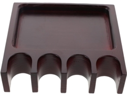 Soporte Antideslizante De Madera Maciza Para Tacos De Billar