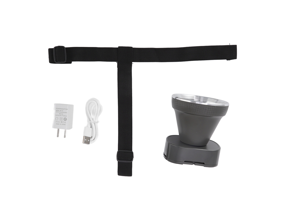 2026-linterna Frontal Recargable De 200 Metros Para Exteriores Con Cintas Suaves, 3 Modos Led Para Camping Y Pesca