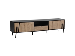 Mueble TV BELIANI Blackpool de Tablero de partículas Madera clara 177x40x46