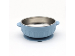 Tigela Infantil Em Aço Inoxidável 304 Com Ventosa De Silicone, Yuysan, Azul