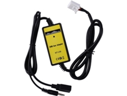 Interfaz De Radio Usb Para Coche De 6+6 Pines, Adaptador Mp3, Cambiador De Cd, Entrada Auxiliar De 3,5 Mm.