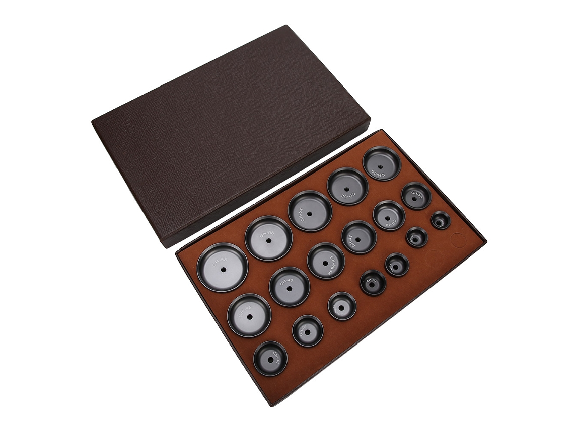 18 moldes para mecanismos de cierre de relojes y accesorios metálicos