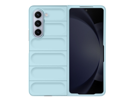 Funda para Samsung Galaxy Z Fold 5 AVIZAR Silicona Azul