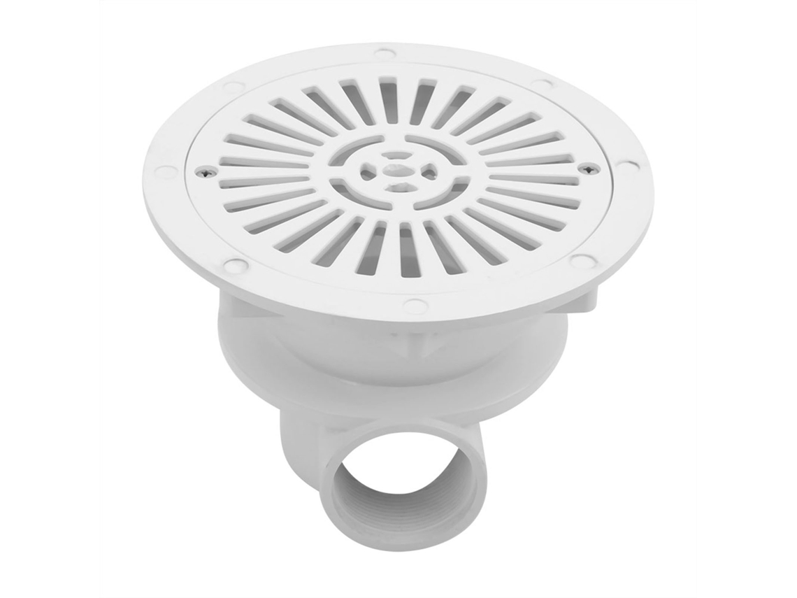Desagüe principal para piscina Primerox G2, acceso al desagüe, color blanco, material ABS.