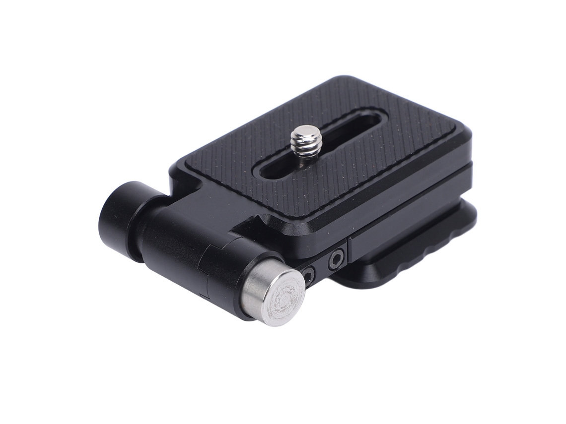 Placa plegable de liberación rápida para cámara DSLR, soporte para trípode horizontal y vertical.