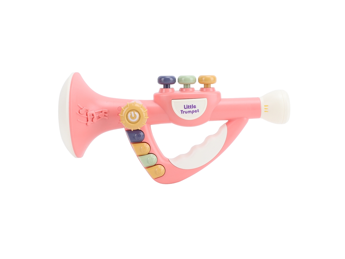 Ats-trompeta Pequeña Para Niños Bebés Juguete Musical Electrónico Educatsivo Desarrollo Potencial Musical Rosa