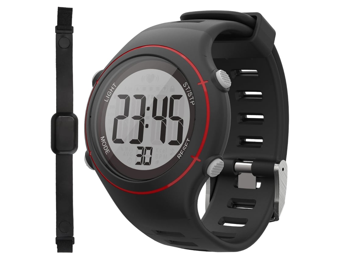 Reloj Deportivo De Muñeca Ezon T037 Con Monitor De Frecuencia Cardíaca, Alarma Y Cronógrafo Para Correr