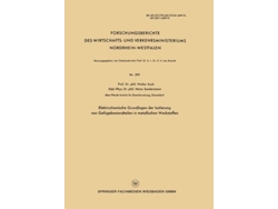 Libro Elektrochemische Grundlagen Der Isolierung Von Gefugebestandteilen In Metallischen Werkstoffen De Walter Koch (alemán)