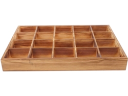 Almacenamiento Madera Ahorro Espacio Garantizado 20 Compartimentos Organiza Forma Eficiente Interior