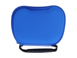 Estuche De Almacenamiento Para Mando De Juegos Series Xs, Nailon Rígido Con Cremallera Metálica, Azul.