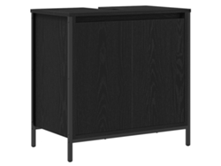 Maison Exclusive - Mueble De Baño Con Lavabo Negro 60x34,5x60 Cm