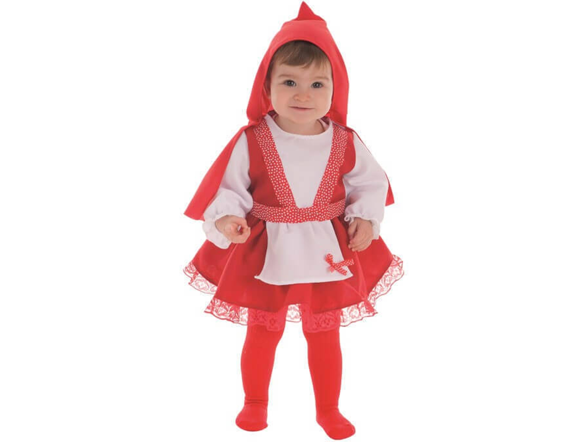 Disfraz de Bebé DISFRAZZES Caperucita Rojo (Talla: 6 a 12 meses)