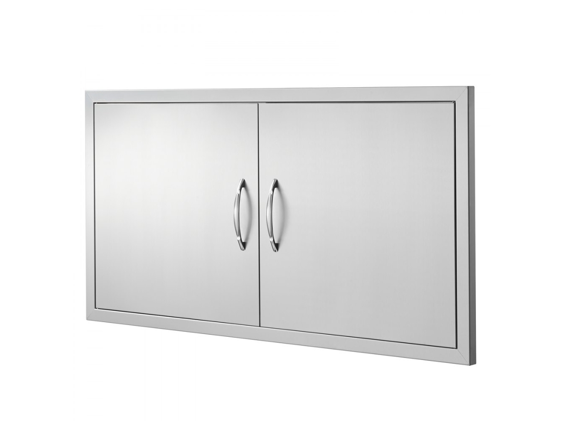 Puerta de acero inoxidable para cocina exterior 1067x534mm Tekmaquinas