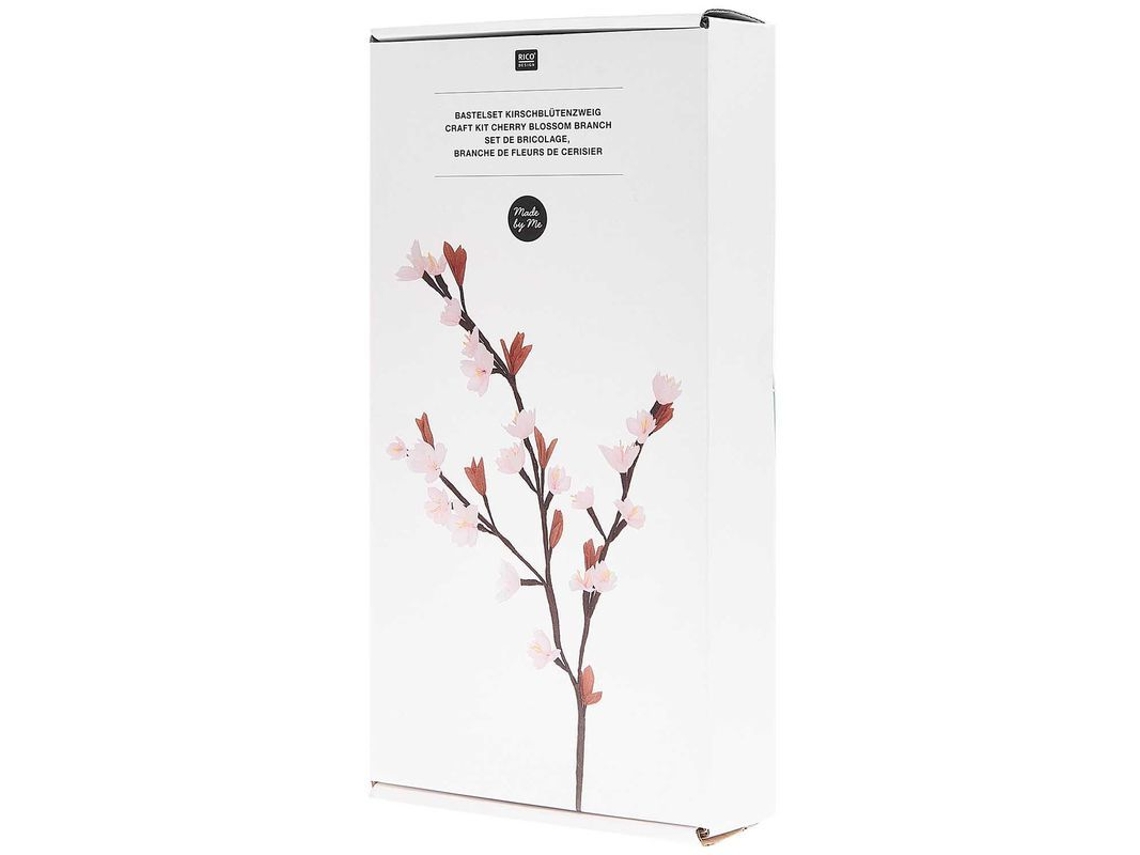 DIY ramas de cerezo en flor en papel crepé