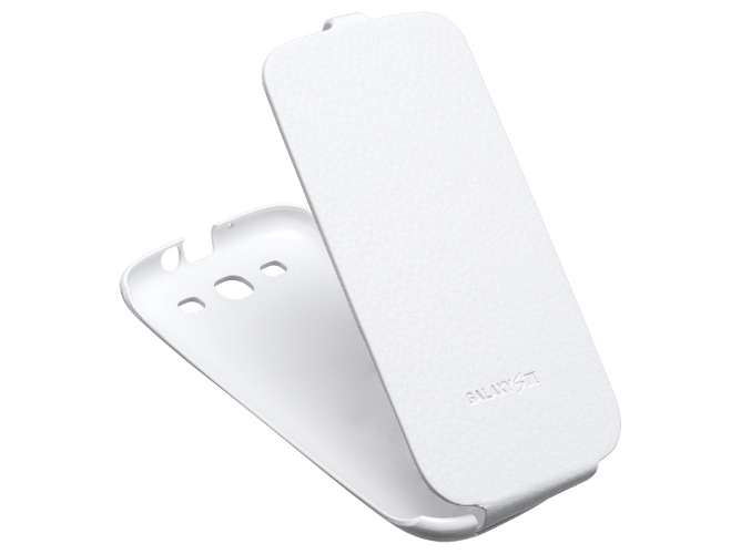 Funda Flip Case Samsung Galaxy SIII BIGBEN Blanco