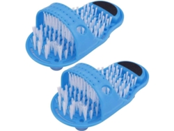 2025 Limpiador De Pies Apto Para Ducha, 2 Cepillos De Ducha Para Pies, Pantuflas De Limpieza Con Masaje Para Baño