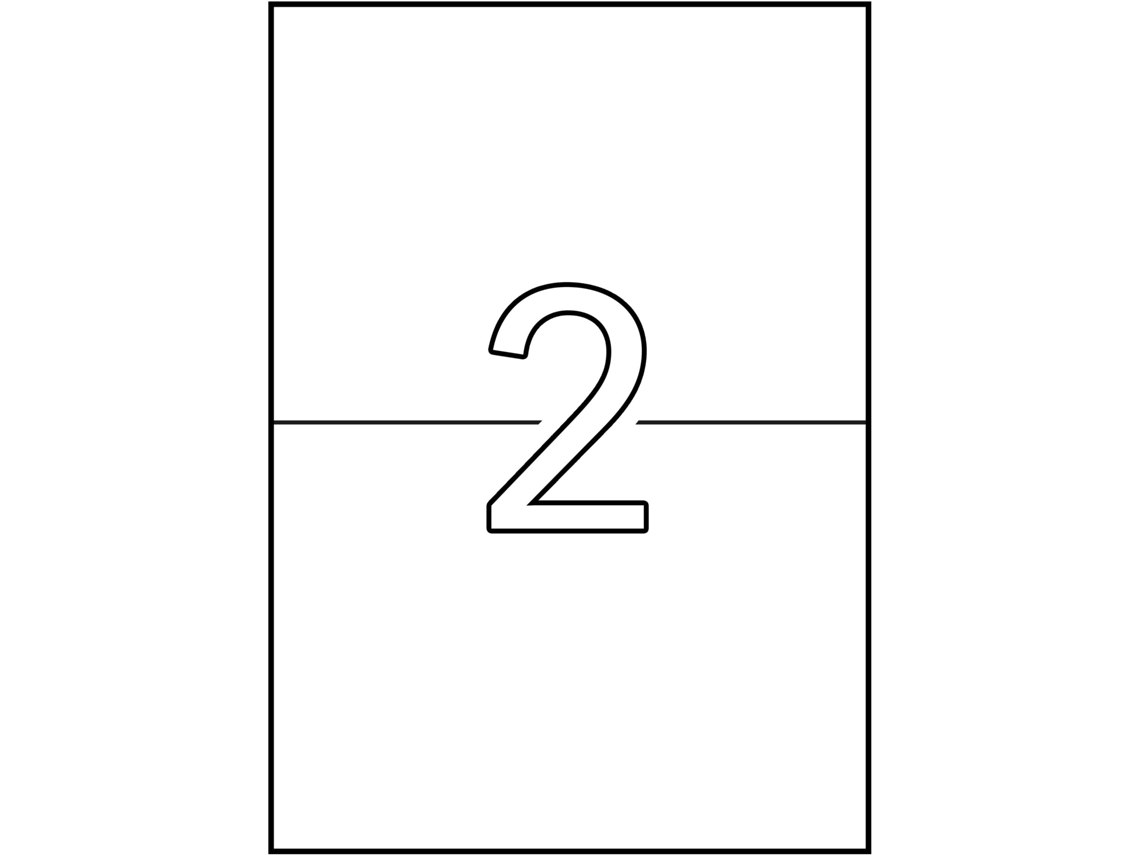 Etiquetas & Eadas con Adhesivo 15 Hojas APLI (Blanco - A5 105 X 148 mm)