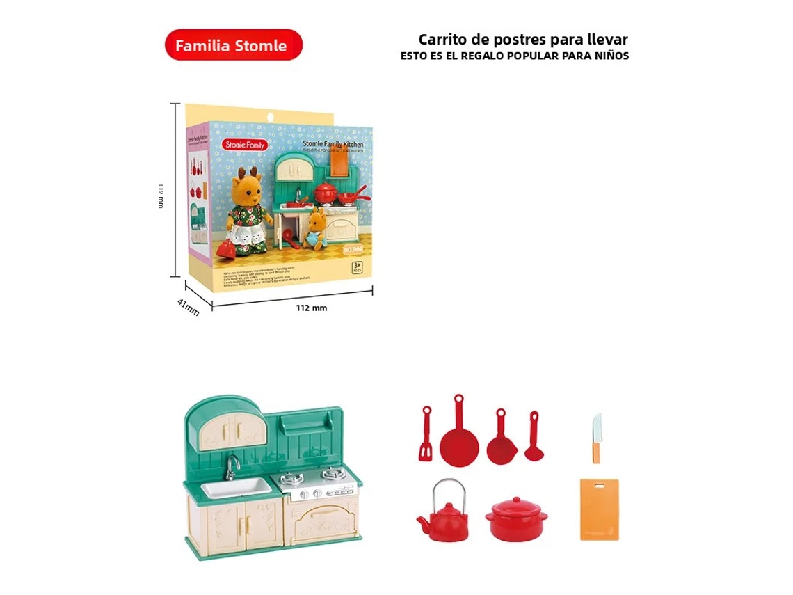 New Forest Animal Al Aire Libre Vagón Escolar Autobús Conjunto Diy Simulación Muebles Niña Pasar Juguetes Caseros