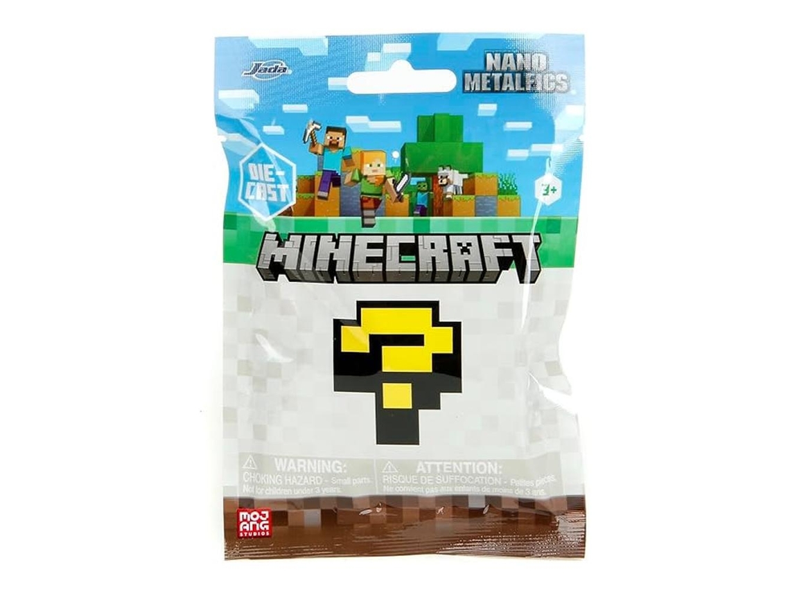 Nanofiguras de Minecraft de 4 cm sobre el modelo Sorpresa Surtido P25simba (1 unidad por artículo comprado)