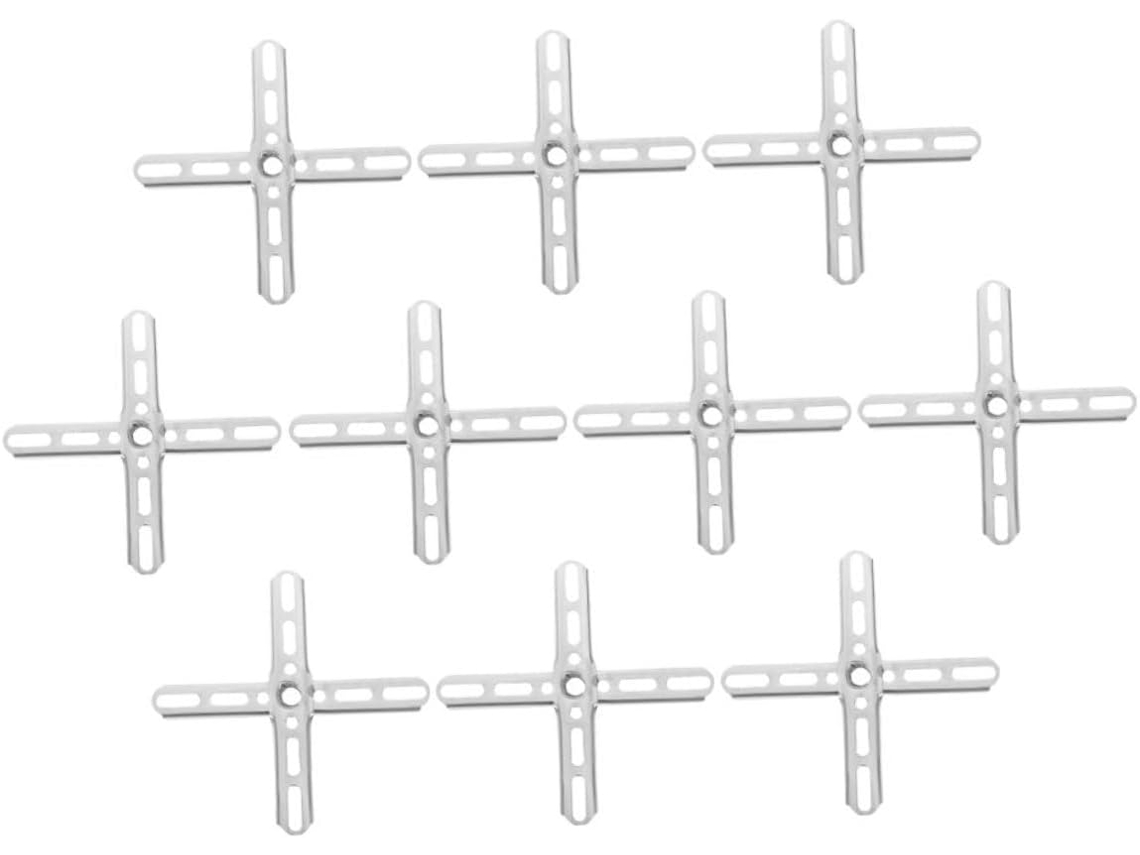 Soportes De Montaje Cuadrados De 10 Piezas Para Luminarias, Placas De Techo Y