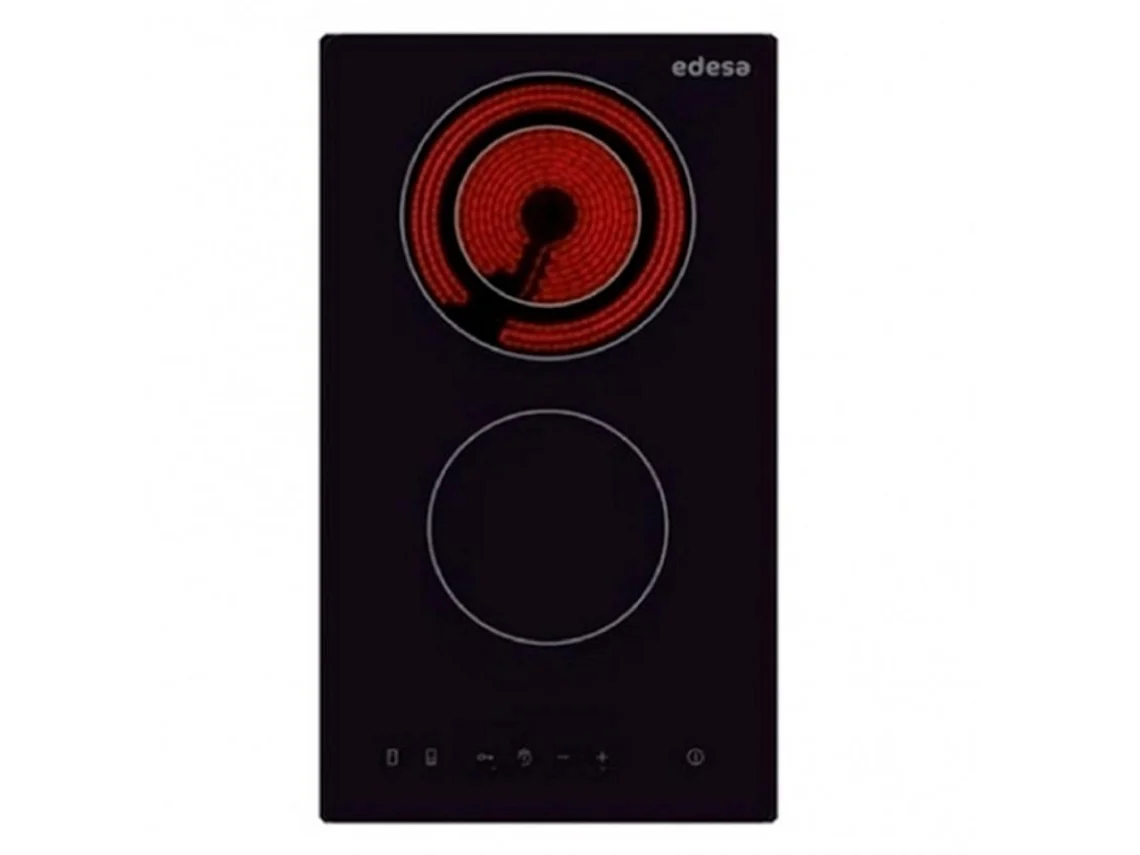 Placa de Vitrocerámica EDESA EVT-3220 R/B (Eléctrica - 36 cm - Negro)
