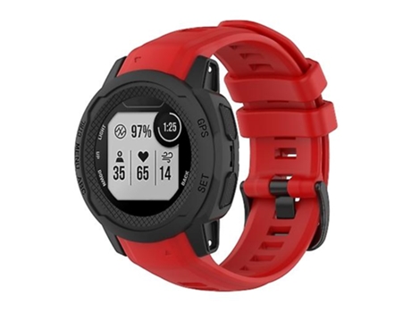 Correa Smartwatch Para Garmin Instinct 2S Roja VENISYMLIS