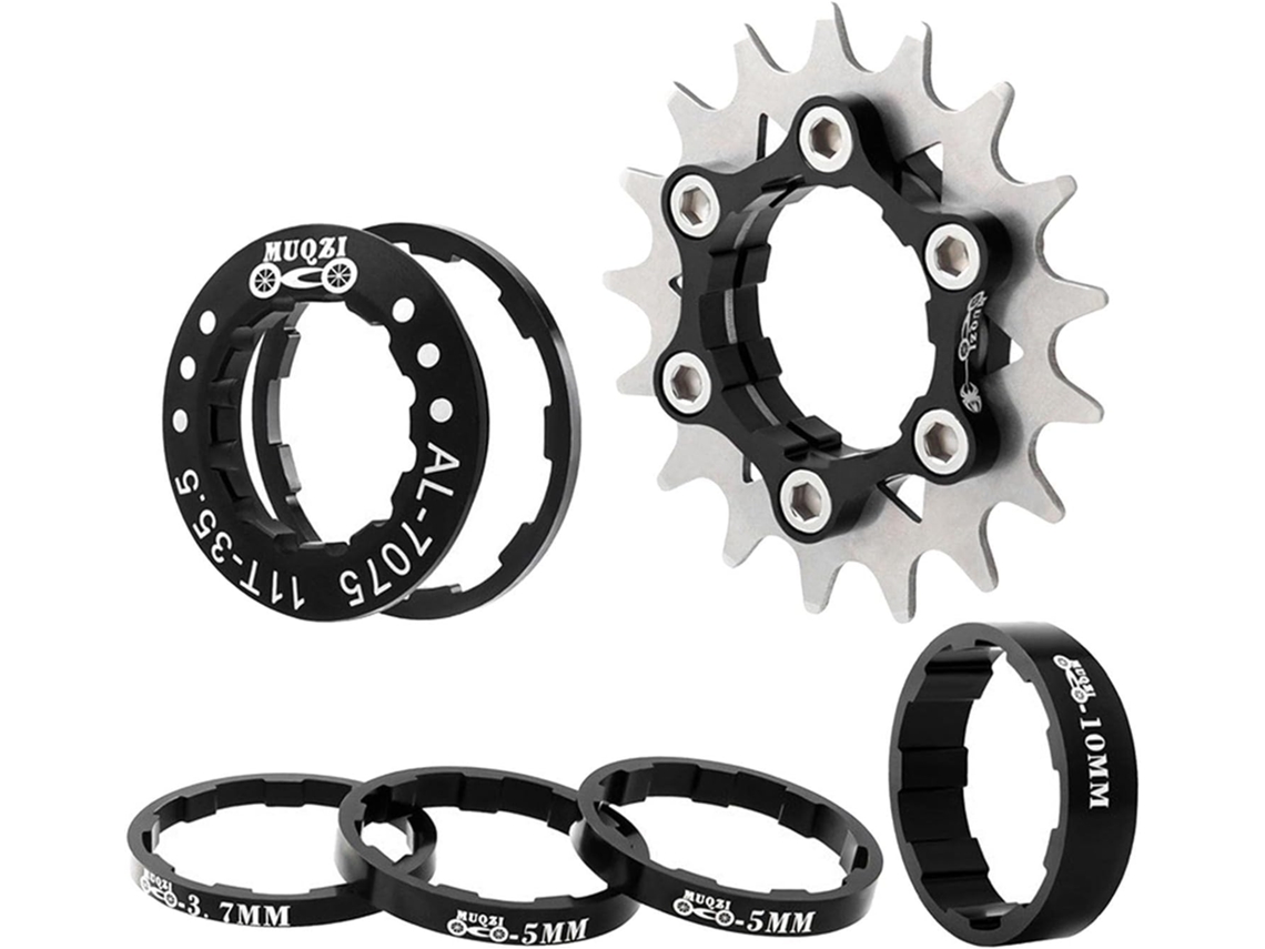 Piñón De Bicicleta Harilla, 17 Dientes, Accesorio Repuesto Para Bicicletas Una Sola Velocidad. Calidad
