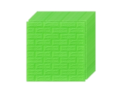 10 paneles de pared 3D de espuma de PE autoadhesiva impermeable, 4 mm x 35 cm x 38,5 cm, fácil aplicación, decoración de interiores.