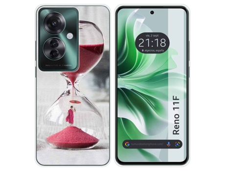 Funda Diseño Reloj para Oppo Reno 11F 5G TUMUNDOSMARTPHONE Silicona Multicolor