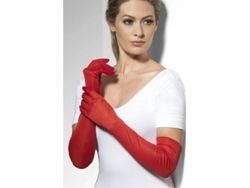 Guantes DISFRAZZES Largos Rojo (Talla: Talla Universal)
