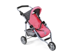 Bayer Chic 612 41 Sillita De Paseo Para Muñecas Lola,melange Grey Pink Bayer Chic 2000