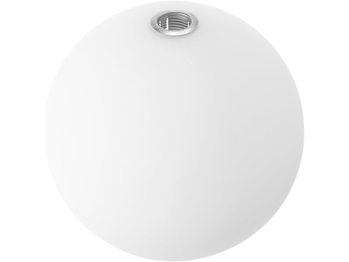 Globo Redondo De Cristal Blanco Para Portalámparas G9, Moderno Y Elegante, Protege La Bombilla, Acabado Satinado.