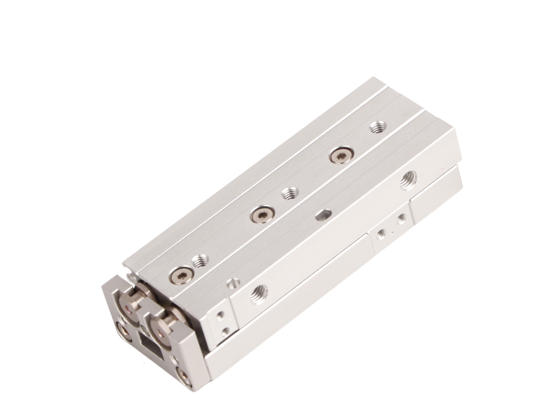 Pinza neumática paralela Velora 2026 con 2 guías, cilindro neumático de dedos de alta precisión, ensanchamiento de 40 mm para secadora M5 x 0.8