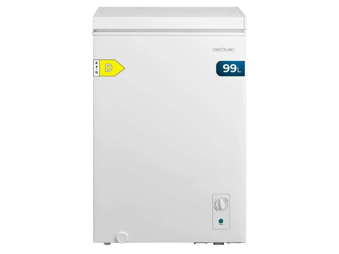 Cecotec Congelador Horizontal 99l Bolero Coolmarket Chest 99m White D. Cesta Con Asas, Control Mecánico Led